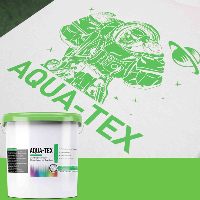 AQUA-TEX - APFELGRÜN Wasserbasierte Siebdruckfarbe